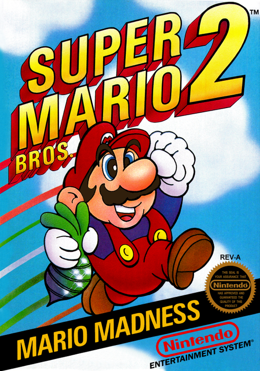 Super Mario Bros. 2 (USA) (Rev 1) box art